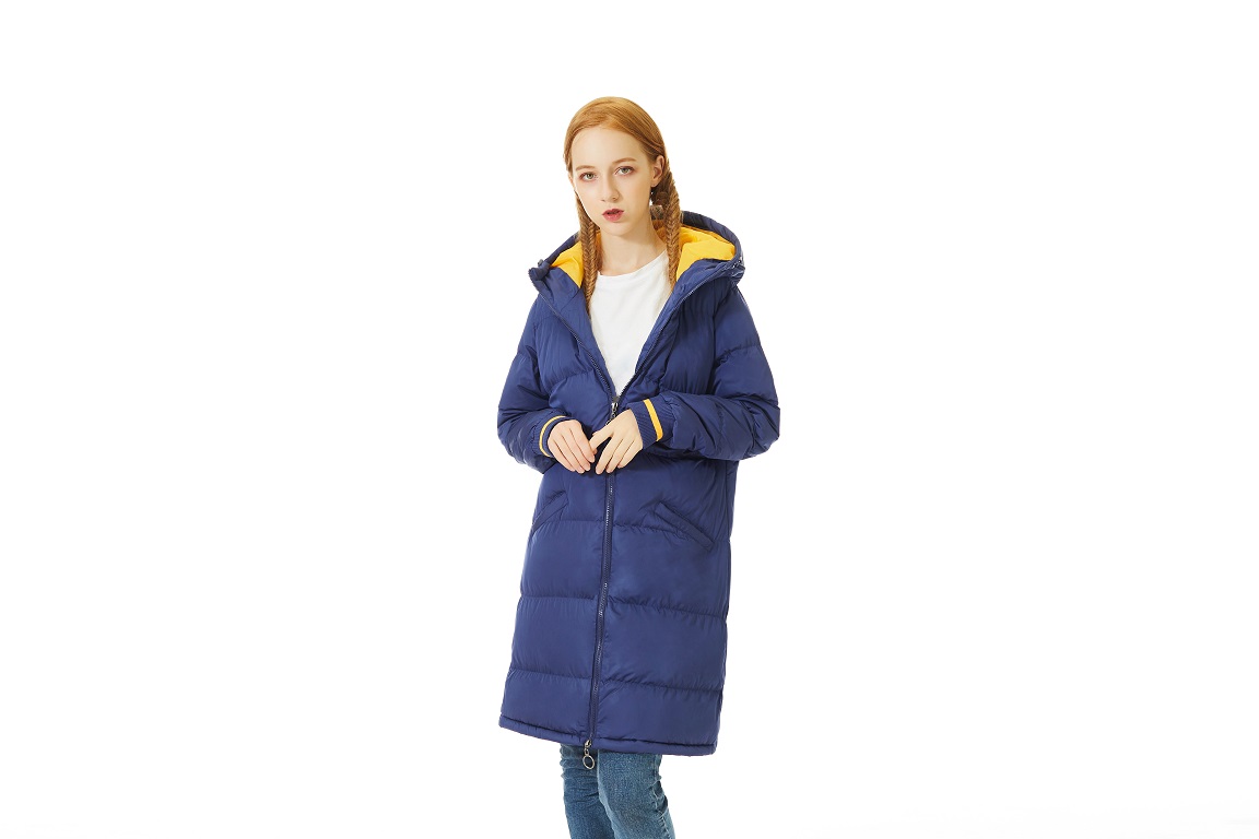 Women's Hooded Puffer Jackets Long Quilted Puffy Coats