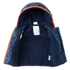 Boys Puffer Quilted with Hood Vest Car Print Lined Zipper Waistcoat
